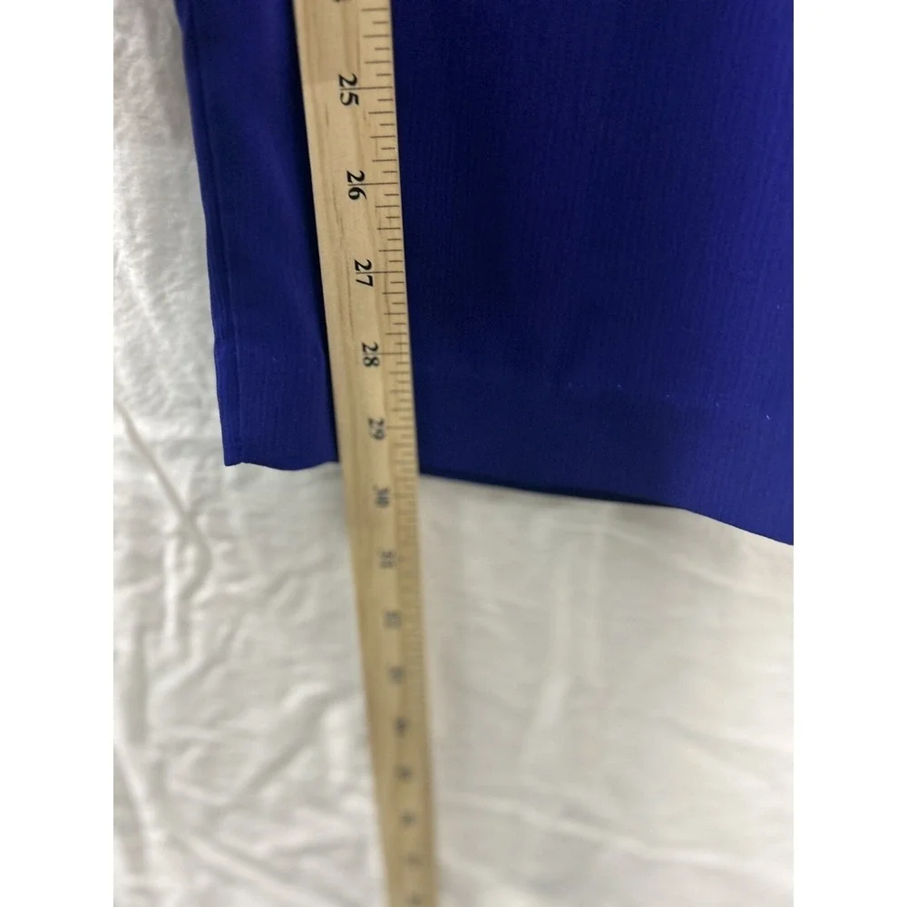 Jones of Dallas Womens Vintage Royal Blue 2 Piece Tunic‎ and Pants Set Size 14